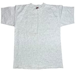 Nike vintage 80s/90s blank heather gray boxy crewneck men's t-shirt size Medium